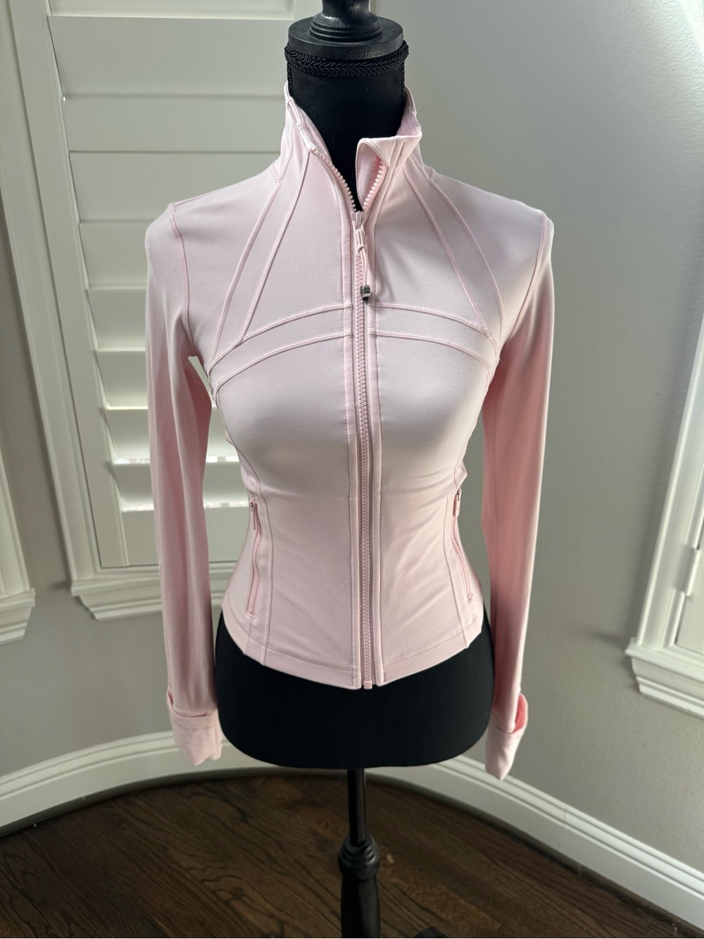 lululemon athletica Pale Pink Full-Zip Jacket